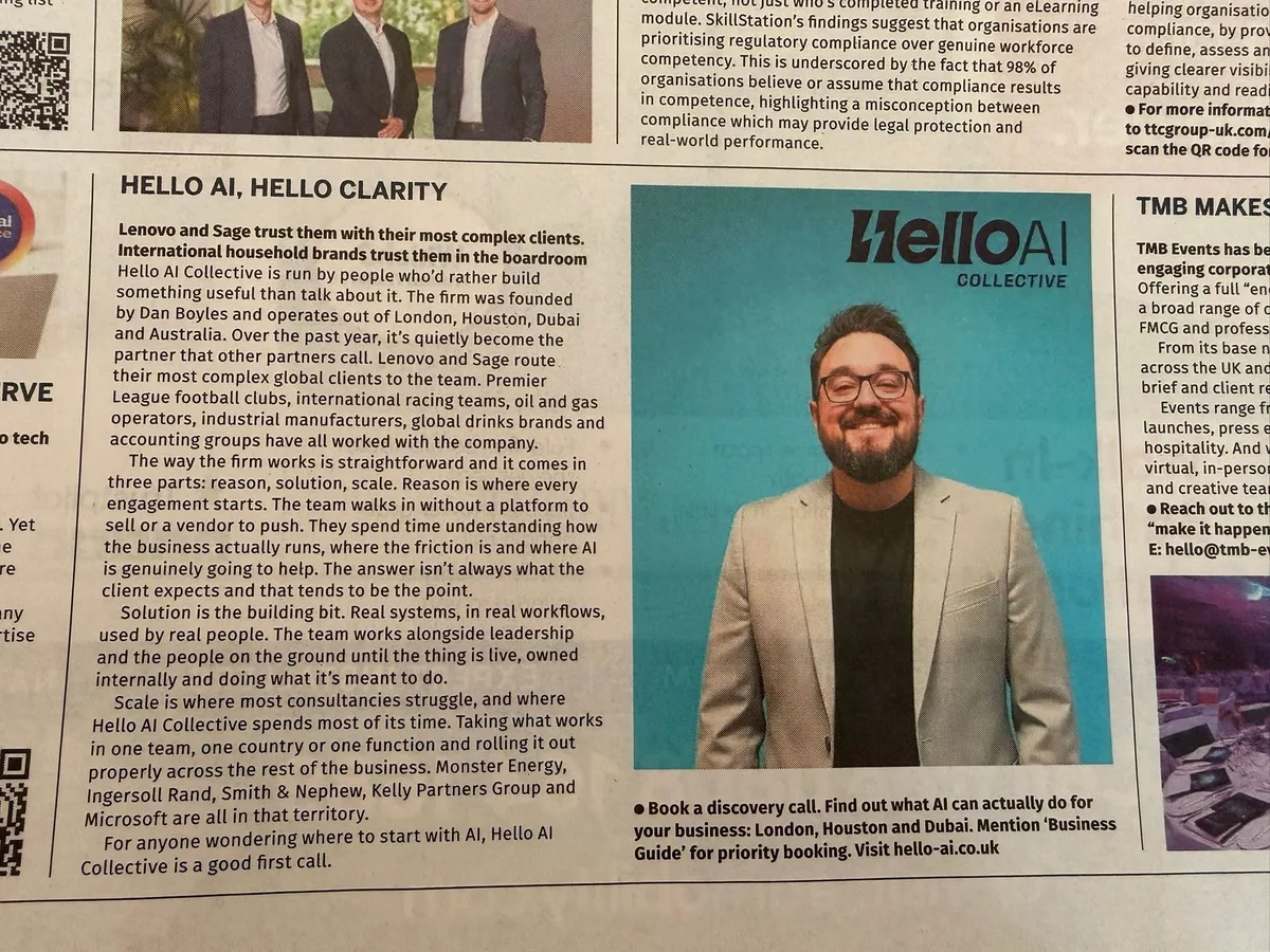 “Hello AI, Hello Clarity”